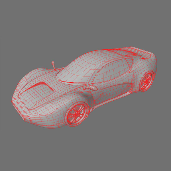 concept car 3d lwo - Free Spirit Concept Car by Ideas Unlimited